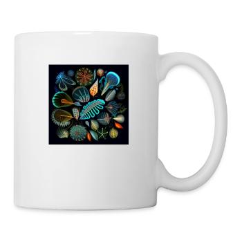 Korallenmärchen in der Dunkelheit - Tasse - Weiß - Rechts