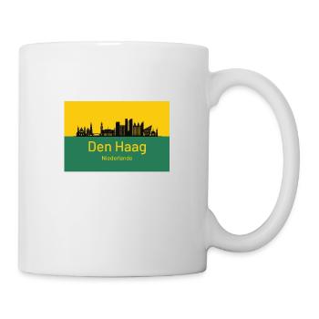 Den Haag - Niederlande - Tasse - Weiß - Rechts
