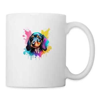Dachshund Hund Dackelwelpe Hundehalter Hunde - Tasse - Weiß - Rechts
