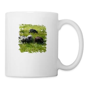 Heidschnucken sind gute Futterverwerter - Tasse - Weiß - Rechts