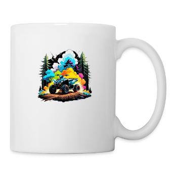 quad et tout terrain - Mug blanc - blanc - Droite