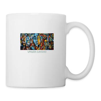 Urban Canvas - Cubism Art - Mug - white - Right