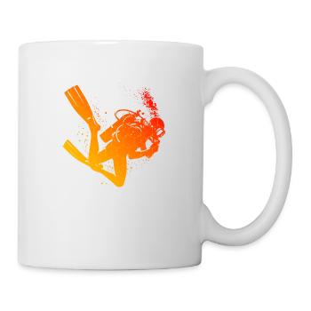 Plongée sous-marine Plongeur Homme Plongée Plongée Plongée - Mug blanc - blanc - Droite
