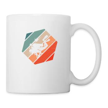 Scuba Tauchen Scuba Diver Damen Diver Free Dive - Tasse - Weiß - Rechts