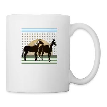 Horses - Mug - white - Right