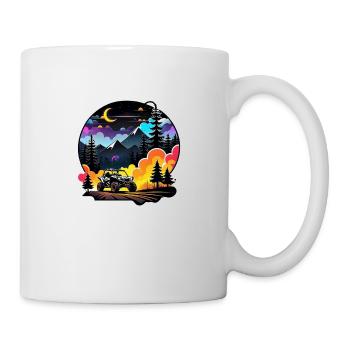 quad et tout terrain - Mug blanc - blanc - Droite