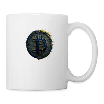 bitcoin gold blau - Tasse - Weiß - Rechts