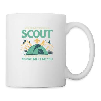 Stealthy Scout : Maître des taches secrètes Tee - Mug blanc - blanc - Droite