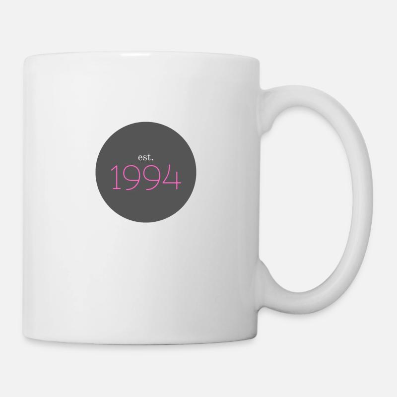 est. 1994, Anniversaire, Date, Années 90, Année - Mug blanc - blanc