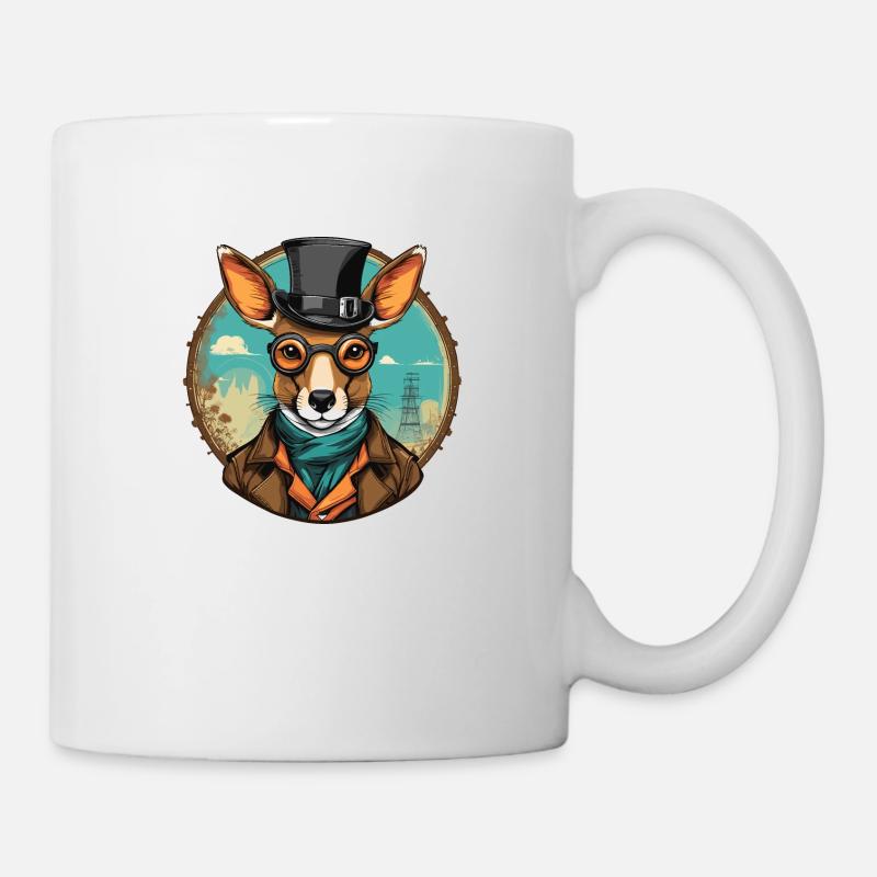 Känguru - Tasse - Weiß