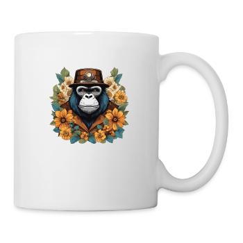 Gorilla Punk - Mug blanc - blanc - Droite