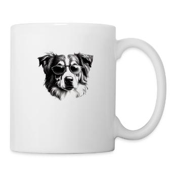 Australian Shepherd Dog Puppy Dog Owner - Mug - white - Right