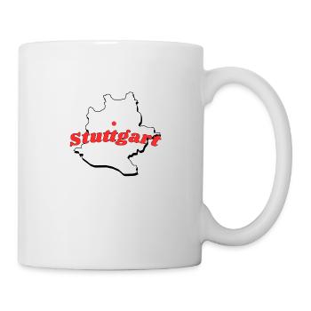 Stuttgart - Tasse - Weiß - Rechts
