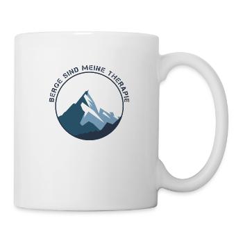 Berge sind meine Therapie - Tasse - Weiß - Rechts
