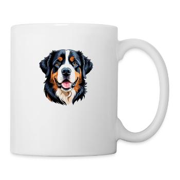 Bouvier bernois - Mug blanc - blanc - Droite
