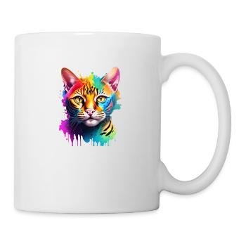 Cat, Pet, Kitten, Domestic Cat, Tomcat - Mug - white - Right