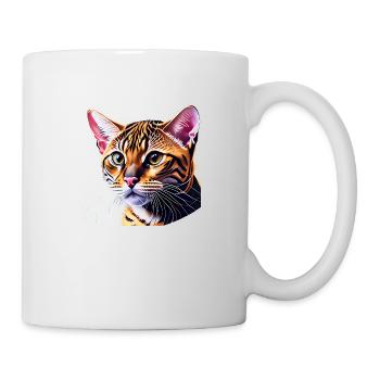Chat, Animal de compagnie, Chat domestique, Chaton, Propriétaire de chat - Mug blanc - blanc - Droite