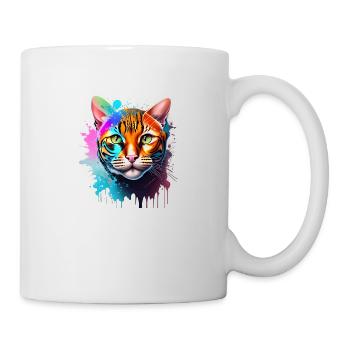 Cat, Pet, Kitten, Cat Owner, Domestic Cat - Mug - white - Right