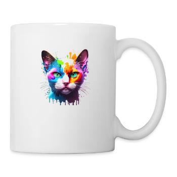 Chat, Animal de compagnie, Chat domestique, Chaton, Propriétaire de chat - Mug blanc - blanc - Droite