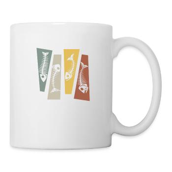 Vintage Retro Fishing Fisherman - Mug - white - Right