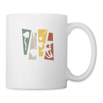 Vintage Retro Mushrooms - Mug - white - Right