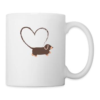 Four-legged love - Mug - white - Right