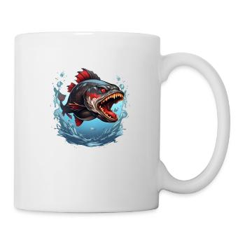 Piranha Fish for Anglers - Mug - white - Right