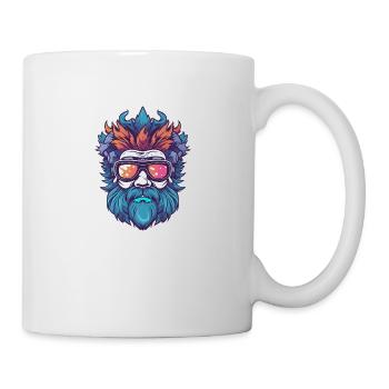 Mann König Brille - Tasse - Weiß - Rechts