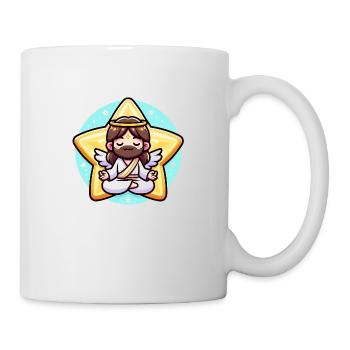 Jésus mignon méditant - Mug blanc - blanc - Droite