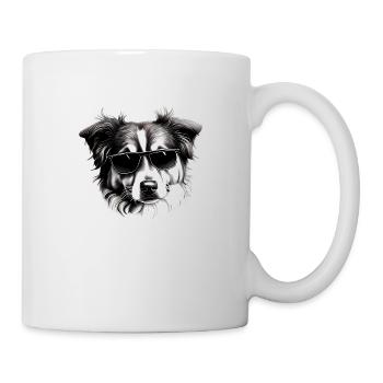 Berger Australien Chien Chiot Propriétaire De Chien - Mug blanc - blanc - Droite