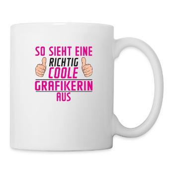 Grafikerin | | Grafik Design | Grafikdesign - Tasse - Weiß - Rechts