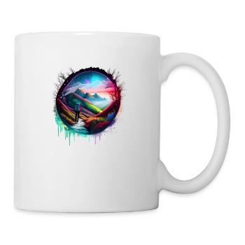 Hiking Mountains Mountain Hiking Mountain Hiking Hiking - Mug - white - Right