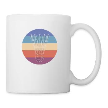 Badminton - Mug blanc - blanc - Droite