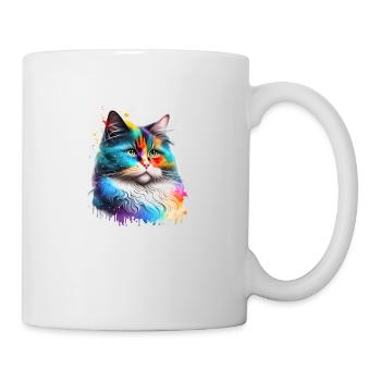Maine Coon Cat Chaton Chaton Chat Propriétaire Chat - Mug blanc - blanc - Droite