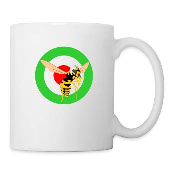 Wasp Mod Target Green - Mug - white - Right