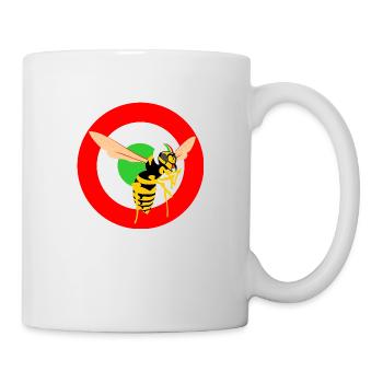 Wasp Mod Target Red Scooter Italienisch - Tasse - Weiß - Rechts