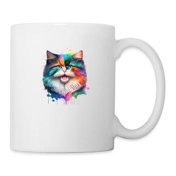 Domestic Cat, Cat, Persian Cat, Cat, Cat Owner - Mug - white - Right