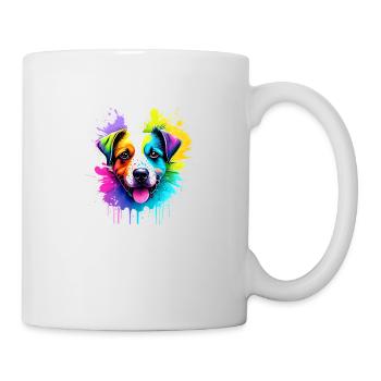 Chiot Labrador Propriétaire Labrador Retriever - Mug blanc - blanc - Droite