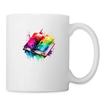 Book Reading Gift Books Reader Book Lover - Mug - white - Right