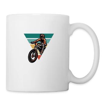 Vintage Bike - Retro Gift Idea - Mug - white - Right