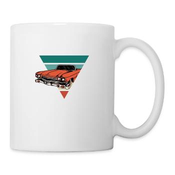 Voiture ancienne vintage - idée cadeau rétro - Mug blanc - blanc - Droite