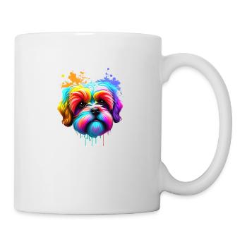 Propriétaire de chien Yorkshire Terrier Chien chiot - Mug blanc - blanc - Droite