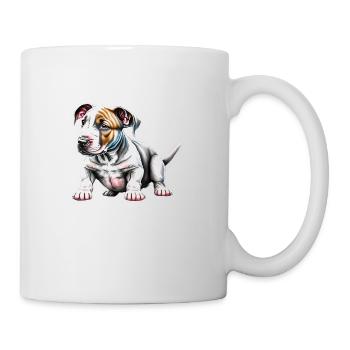 Staffordshire Bullterrier Hunde Hundebesitzer Hund - Tasse - Weiß - Rechts