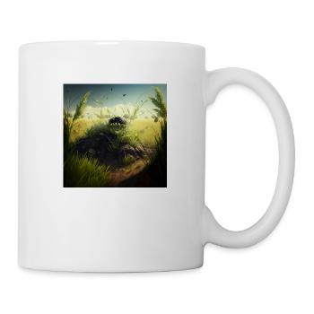 Maulwurfshügel - Tasse - Weiß - Rechts