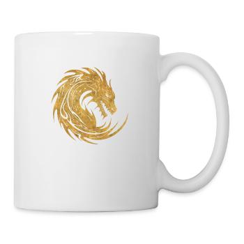 Fantasy Dragon Anime Dragon Head Reptile mythique - Mug blanc - blanc - Droite