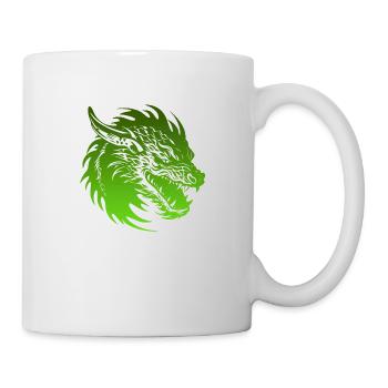 Fantasy Dragon Anime Dragon Head Reptile mythique - Mug blanc - blanc - Droite