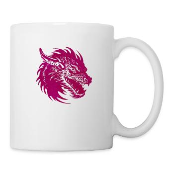 Fantasy Dragon Anime Dragon Head Reptile mythique - Mug blanc - blanc - Droite