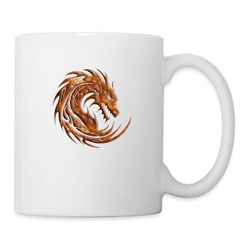 Fantasy Dragon Anime Dragon Head Reptile mythique - Mug blanc - blanc - Droite