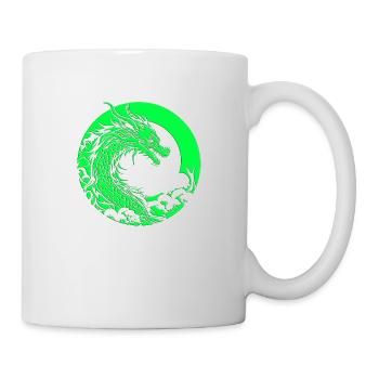 Fantasy Dragon Anime Dragon Head Reptile mythique - Mug blanc - blanc - Droite
