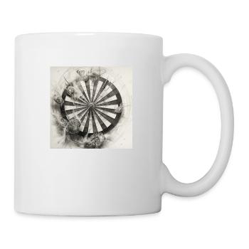 Dartboard Dartscheibe Winkingerschild - Tasse - Weiß - Rechts